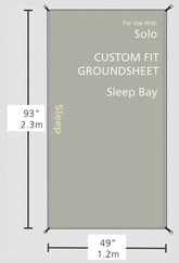 TOURATECH Sleeping Bay Foot Print for the Redverz Solo Expedition Tent | 01-070-1546-0