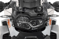 TOURATECH Stainless steel black headlight protector with quick release fastener for BMW F850GS Adventure *OFFROAD USE ONLY* | 01-082-5096-0