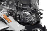 TOURATECH Stainless steel black headlight protector with quick release fastener for BMW F850GS Adventure *OFFROAD USE ONLY* | 01-082-5096-0