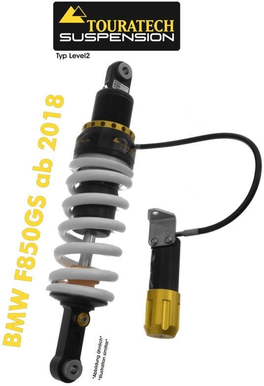 TOURATECH Touratech Suspension shock absorber for BMW F850GS ab 2018 type Level 2 | 01-082-5862-0