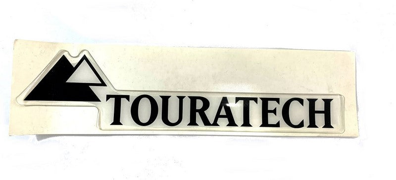 TOURATECH / ツアラテック Polyglass 3D sticker *Touratech* black 280x73 mm | 01-101-0402-0