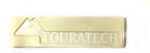 TOURATECH / ツアラテック Polyglass 3D sticker *Touratech* white 200x50 mm | 01-101-0407-0