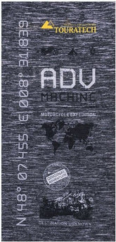 TOURATECH Multi functional head cloth "Travel", grey | 01-200-0215-0