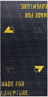 TOURATECH Multi functional head cloth "Essential", black/yellow | 01-200-0216-0