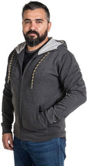 TOURATECH Sweat jacket "North-South" men, grey, Size: M | 01-200-2001-0