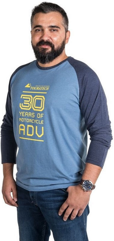 TOURATECH Longsleeve "30 Years" men, Color: Blue, Size: 4XL | 01-200-2020-0