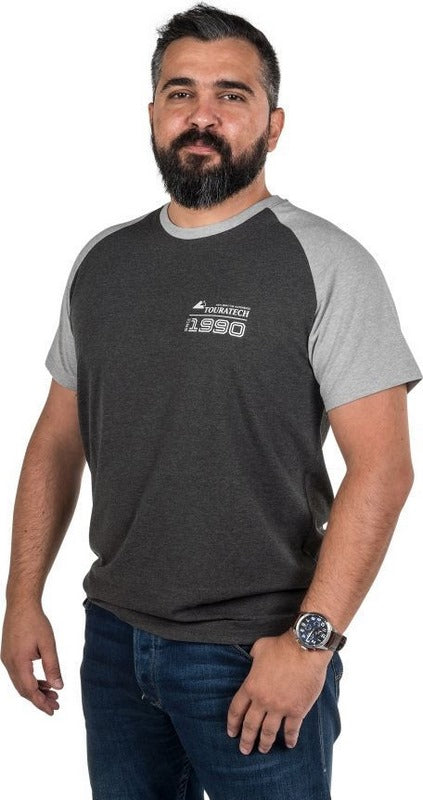 TOURATECH T-Shirt "ADV Machine" men, grey, Size: L | 01-200-2030-0