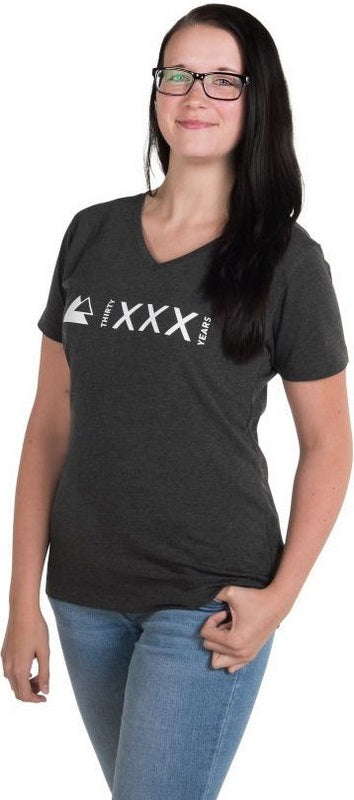 TOURATECH T-Shirt "XXX Years" women, grey, Size: XXL | 01-200-2060-0
