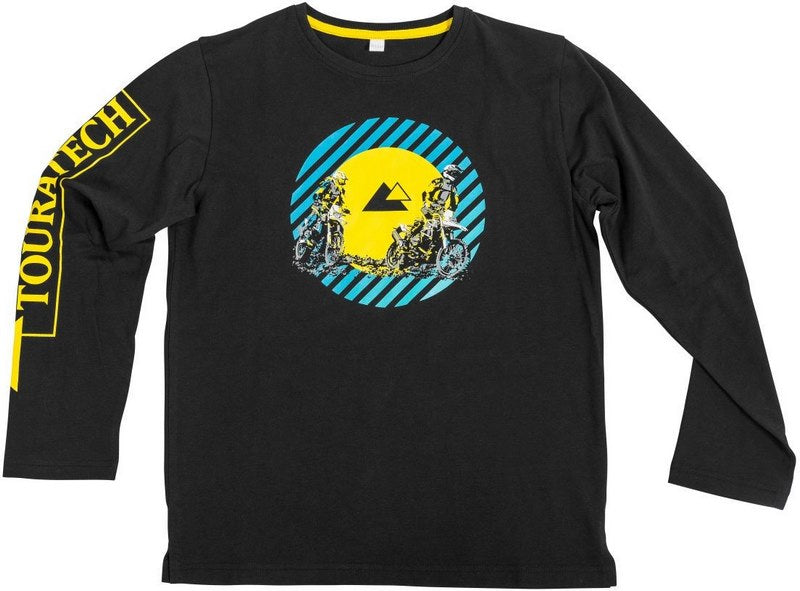 TOURATECH Longsleeve "Moto Rider" children, black, Size: 140 | 01-200-2067-0