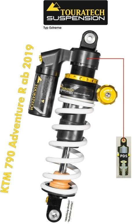 TOURATECH Touratech Suspension shock absorber for KTM 790 Adventure R from 2019 type Extreme | 01-372-5872-0