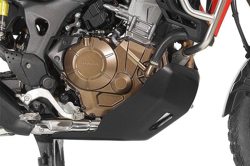TOURATECH Special offer 2 black: Engine protector *RALLYE EXTREME* + Crash bar for Honda CRF1000L Africa Twin | 01-402-1003-0
