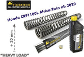 TOURATECH Progressive fork springs for Honda CRF1100L Africa Twin from 2020 +20mm / HEAVY LOAD | 01-403-5837-0