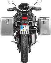 TOURATECH ZEGA Mundo aluminium pannier system for Honda CRF1100L Africa Twin, Color: Alu Natur, Size: 38/45, Color for Rack: Black | 01-403-6185-0