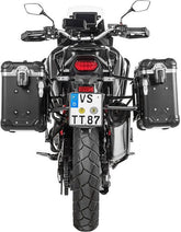 TOURATECH ZEGA Evo aluminium pannier system for Honda CRF1100L Africa Twin, Color: And-Black, Size: 31/38, Color for Rack: Black | 01-403-6882-0