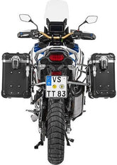 TOURATECH ZEGA Evo aluminium pannier system for Honda CRF1100L Adventure Sports, Color: And-Black, Size: 31/38, Color for Rack: Silver | 01-403-7832-0