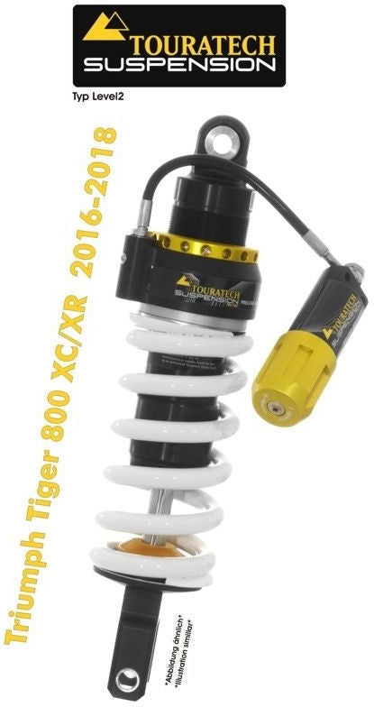 TOURATECH Touratech Suspension shock absorber for Triumph Tiger 800 XCx/XRx 2016-2018 type Level2 | 01-420-5861-0