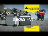 TOURATECH ZEGA Evo aluminium pannier system for Triumph Tiger 900, Color: And-Black, Size: 38/45, Color for Rack: Black | 01-421-6887-0