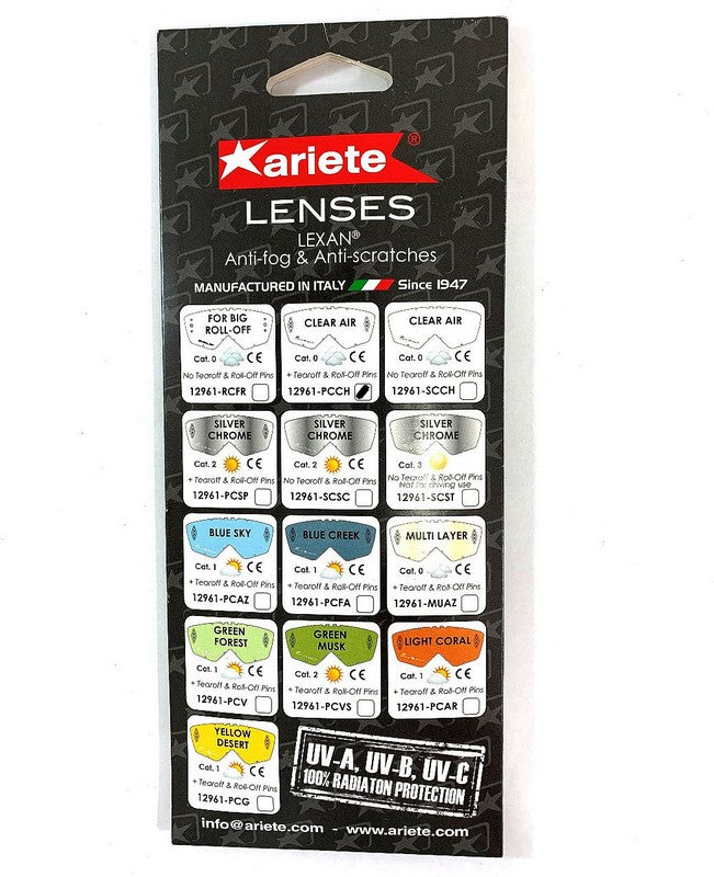 TOURATECH Replacement lens "clear" for Googles Ariete | 01-500-0176-0