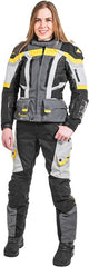 TOURATECH Compañero Summer Traveller, jacket women, Color: Yellow-Gray, Size: 38 | 01-510-1238-0