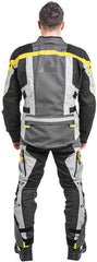 TOURATECH Compañero Summer Traveller, jacket men, Color: Yellow-Gray, Size: 62 | 01-510-1262-0