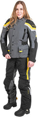 TOURATECH Compañero Weather Traveller, trousers women, Color: Yellow-Gray, Size: 44 | 01-510-2144-0
