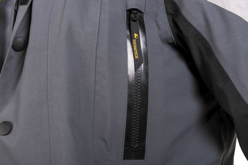 TOURATECH Compañero Weather Traveller, jacket men, Color: Yellow-Gray, Size: 48 | 01-510-2248-0