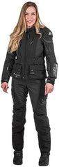TOURATECH Compañero Summer Traveller, trousers women, Color: Black, Size: 36 | 01-511-1136-0