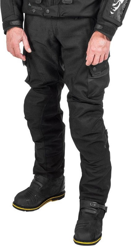 TOURATECH Compañero Summer Traveller, trousers men, Color: Black, Size: 62 | 01-511-1162-0