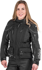 TOURATECH Compañero Summer Traveller, jacket women, Color: Black, Size: 40 | 01-511-1240-0