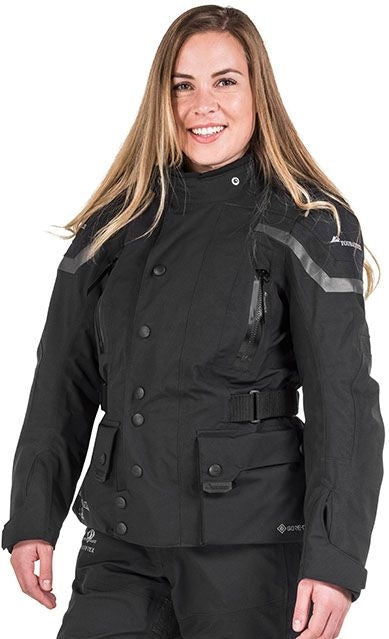 TOURATECH Compañero Weather Traveller, jacket women, Color: Black, Size: 40 | 01-511-2240-0