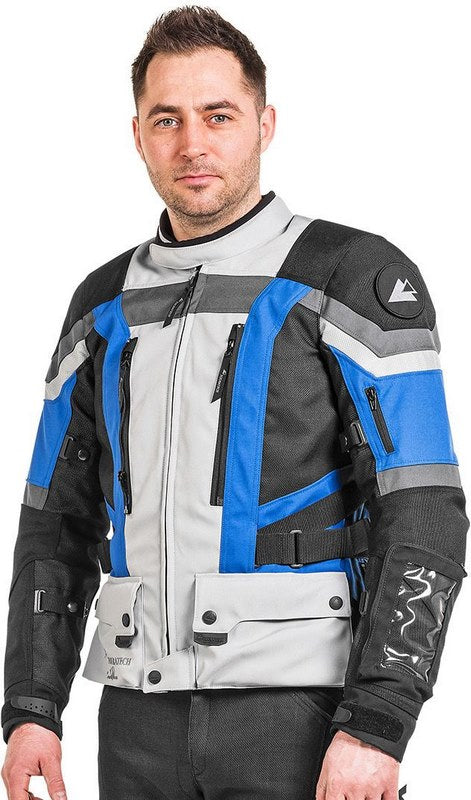 TOURATECH Compañero Summer Traveller, jacket men, Color: Blue, Size: 50 | 01-512-1250-0