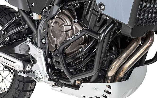 TOURATECH Engine crash bar stainless steel black for Yamaha Tenere 700 | 01-632-5161-0