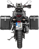 TOURATECH ZEGA Pro aluminium pannier system for Yamaha Tenere 700, Color: And-Black, Size: 38/45, Color for Rack: Silver | 01-632-5737-0