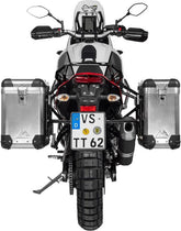 TOURATECH ZEGA Pro aluminium pannier system for Yamaha Tenere 700, Color: Alu Natur, Size: 31/38, Color for Rack: Black | 01-632-5780-0