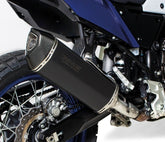 TOURATECH REMUS Black Hawk muffler slip on, stainless steel black, all street legal for Yamaha Tenere 700 | 01-632-5850-0
