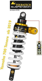 TOURATECH Touratech Suspension shock absorber for Yamaha 700 Tenere from 2019 Type Explore HP/PDS | 01-632-5860-0
