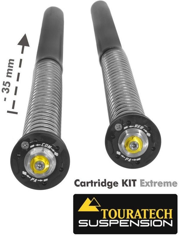 TOURATECH Touratech Suspension Touratech Suspension lowering Cartridge Kit -35mm for Yamaha 700 Tenere from 2019 | 01-632-5876-0