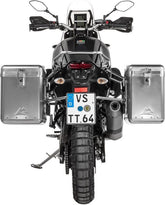 TOURATECH ZEGA Mundo aluminium pannier system for Yamaha Tenere 700, Color: Alu Natur, Size: 38/45, Color for Rack: Silver | 01-632-6135-0