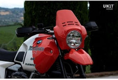 Unit Garage Alpina White/Red Tank cover | 1201WR