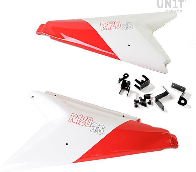 Unit Garage Side Panels, Red | 1203R