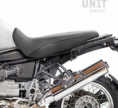 Unit Garage Long seat black | COD. 1521B+1521T