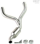 Unit Garage Headpipe without catalitic converter in inox | 1539