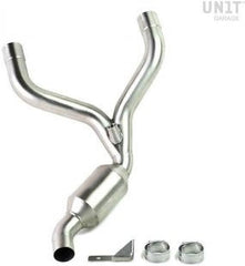 Unit Garage Headpipe without catalitic converter in inox | 1539