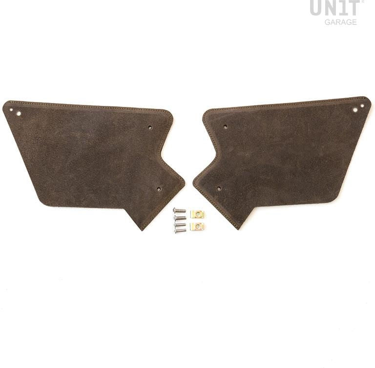Unit Garage Side panels in waxed suede | 1560