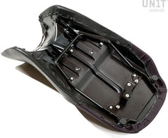 Unit Garage Seat Black Leather, Canvas R850R-R1100R | COD. 1567Black+1567T+2304