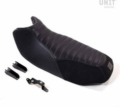 Unit Garage Seat Black Leather, Canvas R850R-R1100R | COD. 1567Black+1567T+2304