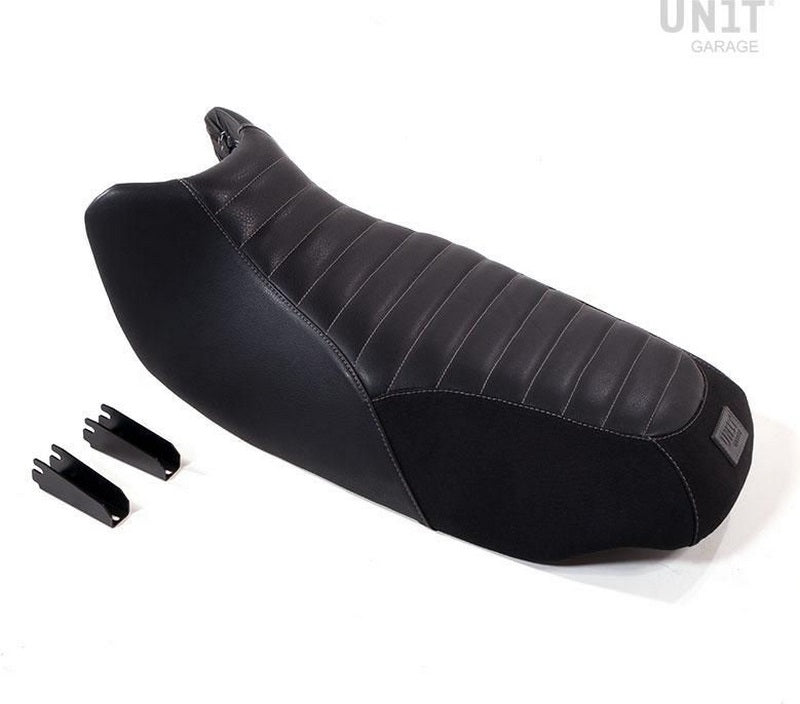 Unit Garage Seat Black Leather, Canvas R1150R | COD. 1567Black+1567T