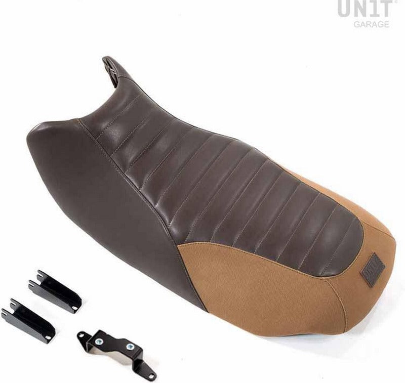 Unit Garage Seat Brown Leather, Canvas R850R-R1100R | COD. 1567Brown+1567T+2304