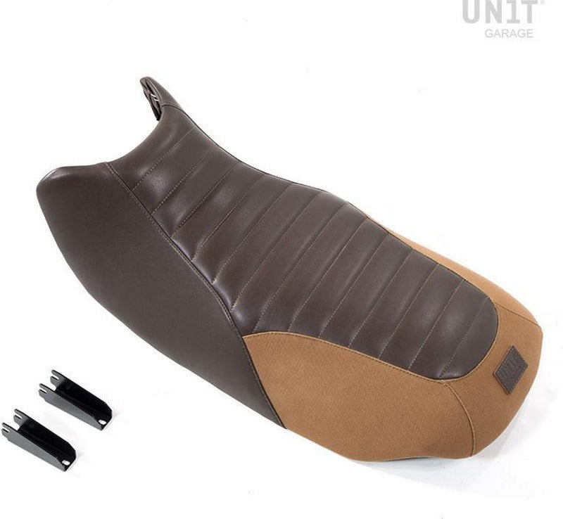 Unit Garage Seat Brown Leather, Canvas R1150R | COD. 1567Brown+1567T