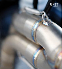 Unit Garage High pipe in Titanium | 1611HighTit